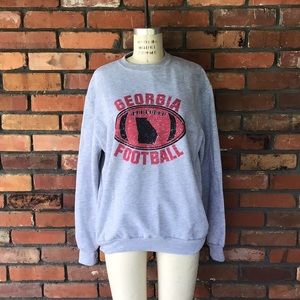 Used Grey Medium Georgia Bulldogs Sweatshirt